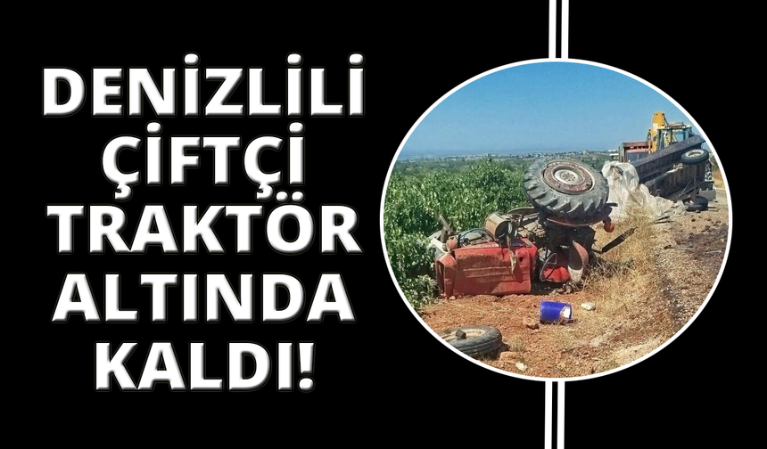 Devrilen üzüm yüklü traktörün sürücüsü hayatını kaybetti