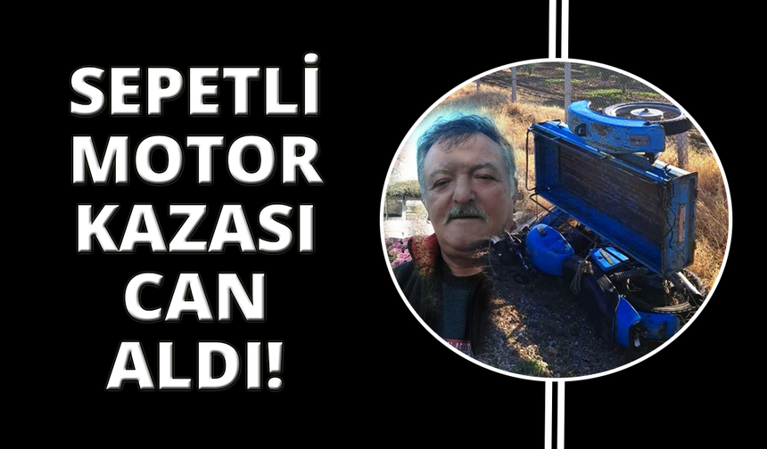 Manisa’da sepetli motosiklet can aldı