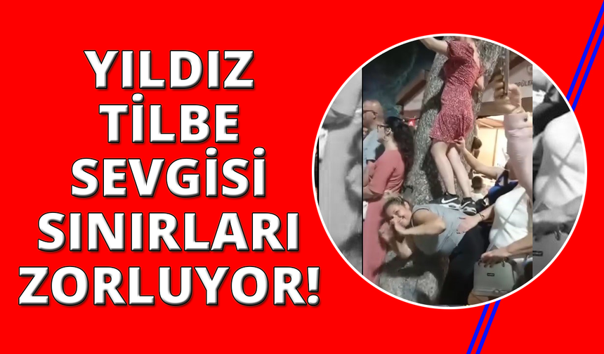 Yıldız Tilbe için arkadaşını sırtına çıkarttı