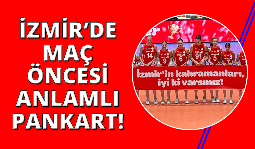 Voleybolun yıldızlarından İzmir İtfaiyesi'ne teşekkür