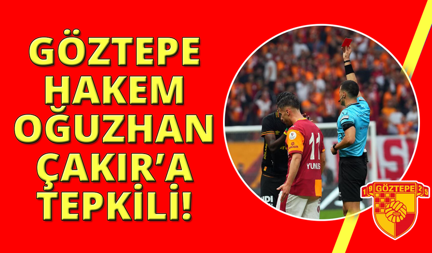 Göztepe'de hakeme tepki var