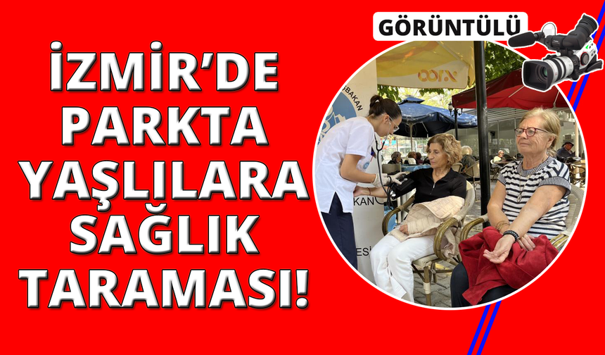 İzmir'de öğrencilerden vatandaşlara ücretsiz sağlık tarama testi