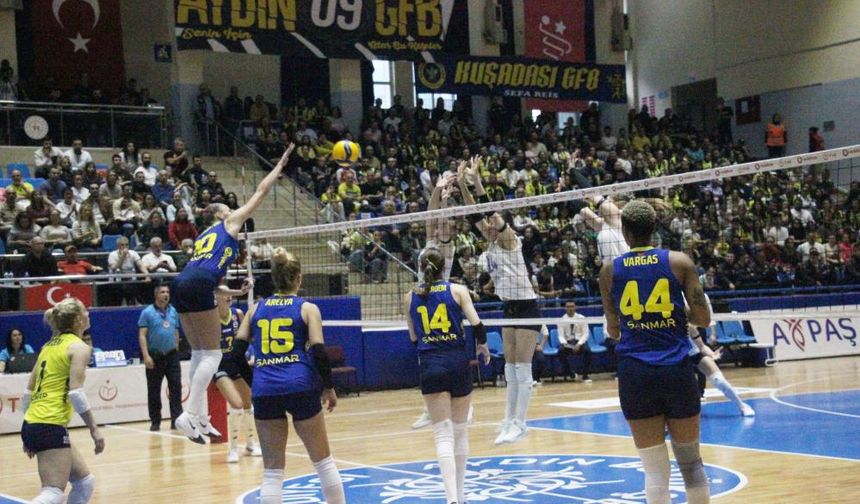 Sultanlar Ligi: Aydın Büyükşehir Belediyespor: 1 - Fenerbahçe Medicana: 3