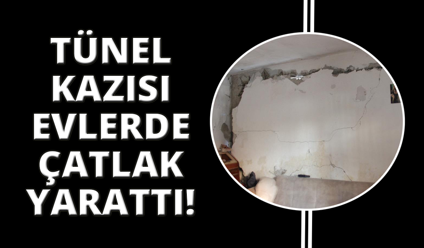 İzmir'de yapımı süren Onat Tüneli bir mahallenin kabusu oldu