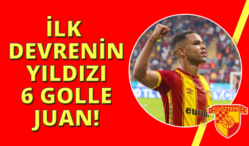 Göztepe'de ilk devrenin yıldızı Juan oldu