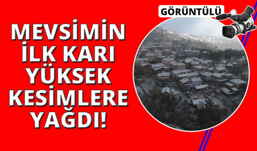 Manisa'da yüksek kesimlerde kar yağışı etkili oldu