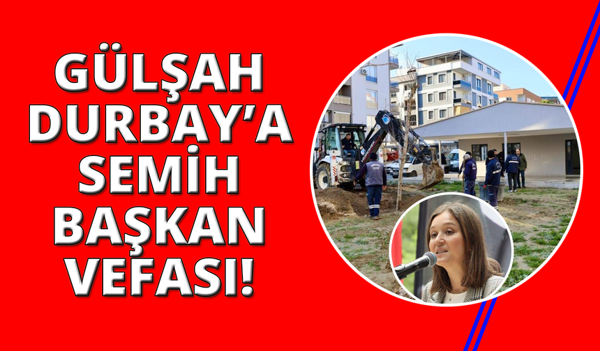 Gülşah Durbay'ın ismi Yunusemre'de yaşatılacak