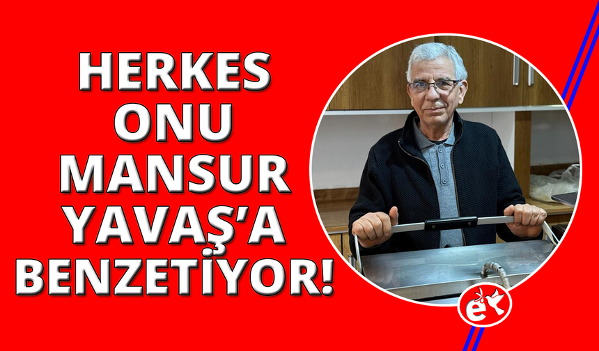 Tostçu Mehmet, Mansur Yavaş'a benzerliği ile dikkat çekiyor