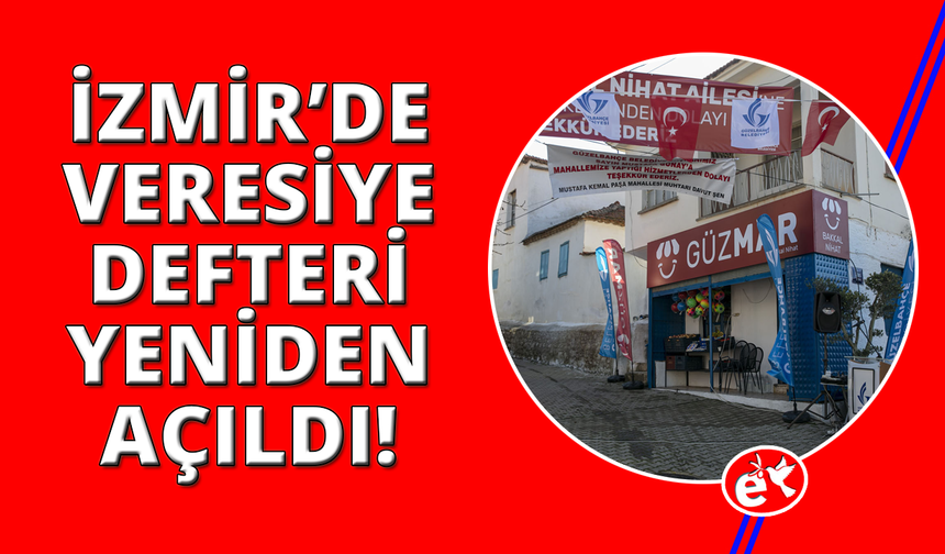 İzmir'de "Veresiye Defteri Kültürü" yeniden canlanıyor