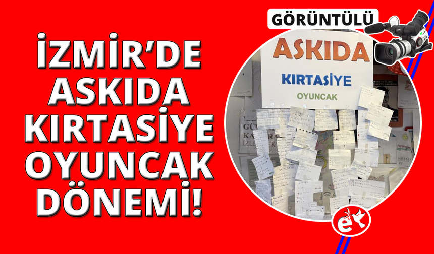 İzmir'de defter ve kalemler ‘askıda kırtasiye' ile sahiplerini buluyor