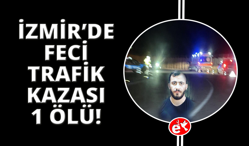 İzmir’de motosiklet duvara çarptı: 1 ölü