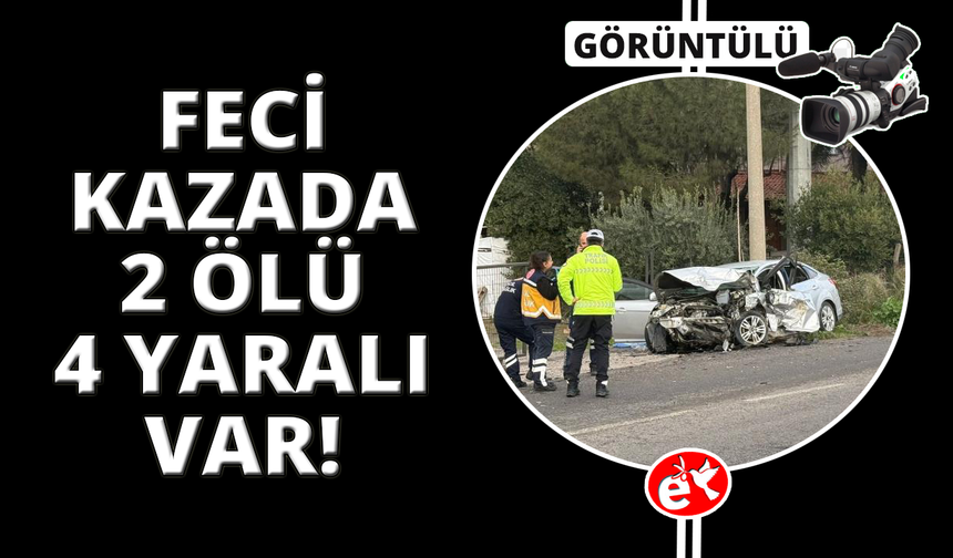 Manisa'da zincirleme trafik kazası: 2 ölü, 4 yaralı