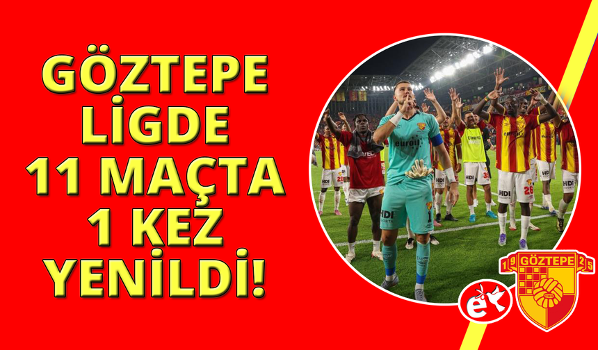 Göztepe son 11 maçta 1 kez kaybetti