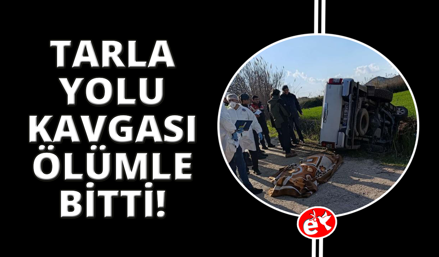 Yaşlı adam tarla komşusunu ezerek öldürdü