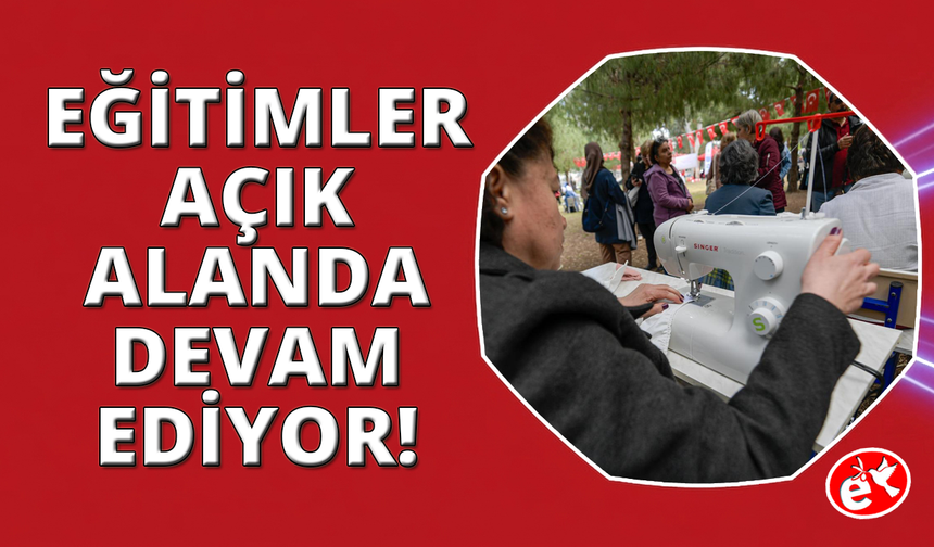 İzmir'de Meslek Fabrikası açık alana taşındı