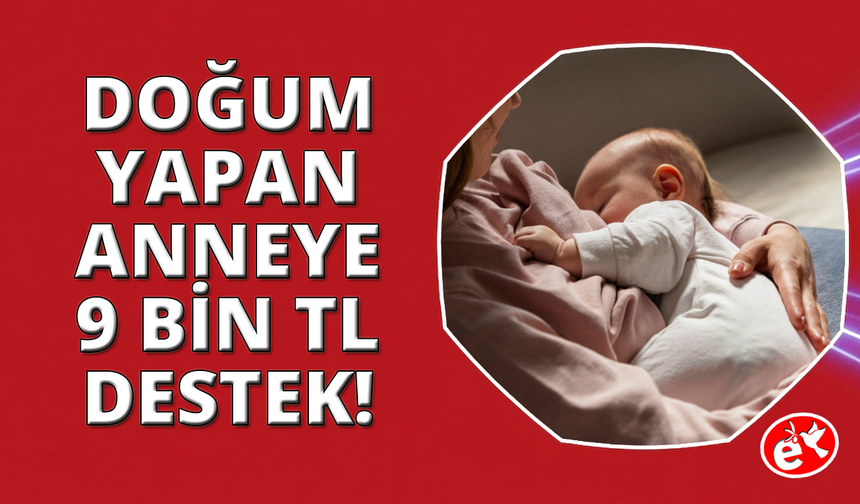 Denizli’de yeni doğum yapan annelere 9 bin TL’lik destek