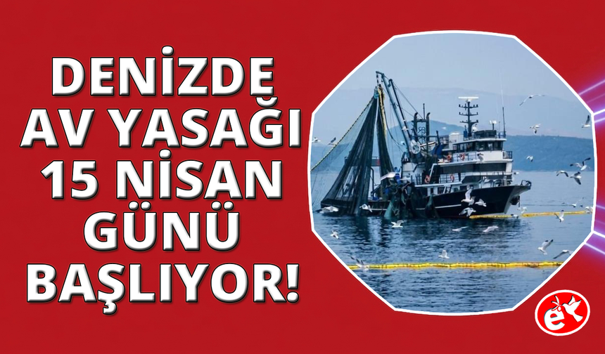 Denizlerde av yasağı 15 Nisan'da başlıyor