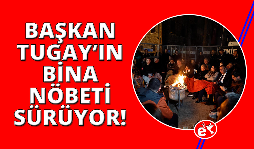 Tugay'dan Meslek Fabrikası önünde kararlılık mesajı