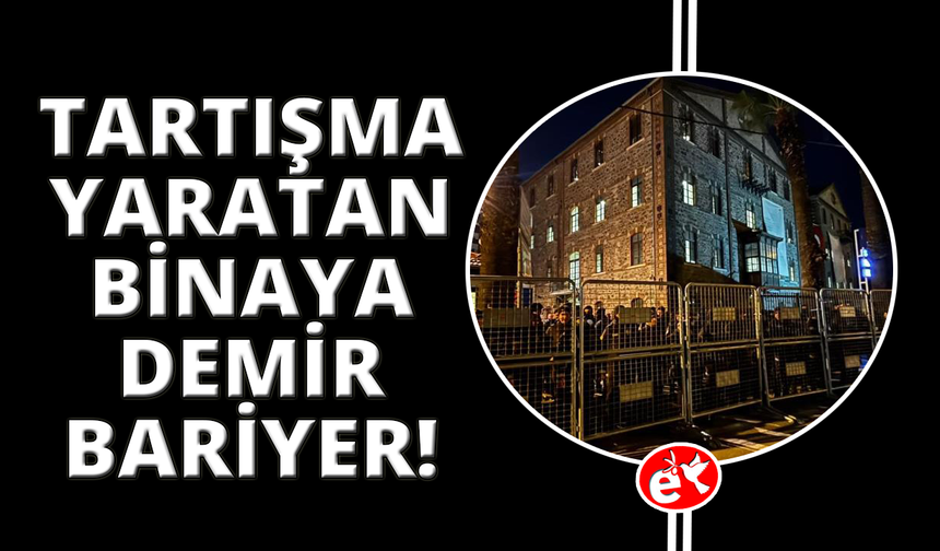 İzmir'de tartışmalı 'Meslek Fabrikası' demir bariyerle çevrildi