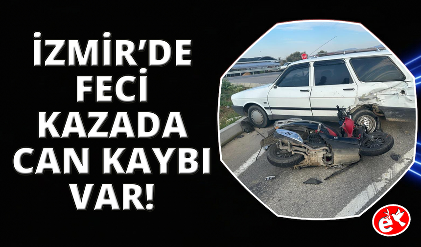Otomobille çarpışan motosikletin sürücüsü hayatını kaybetti