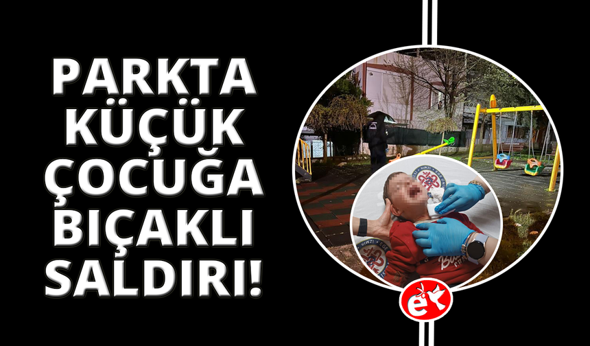 İzmir'de parkta oynayan 2 yaşındaki çocuğa bıçaklı saldırı