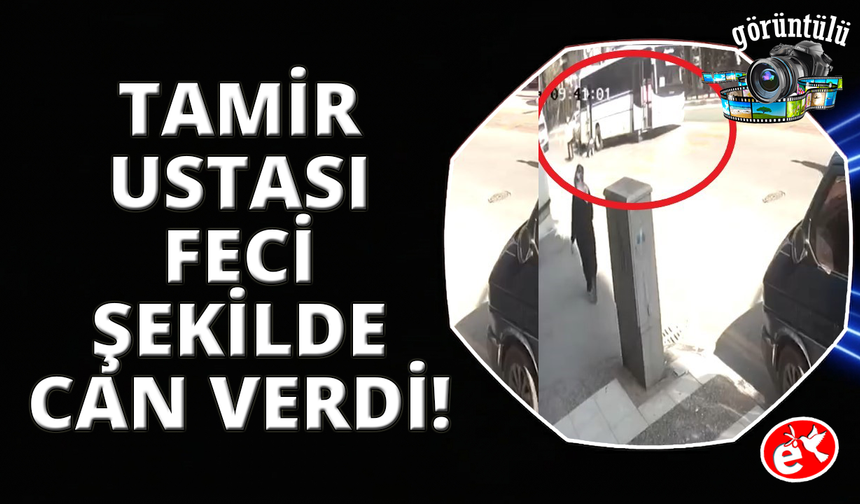 Manisa'da famir etmek için altına girdiği minibüsün altında kaldı