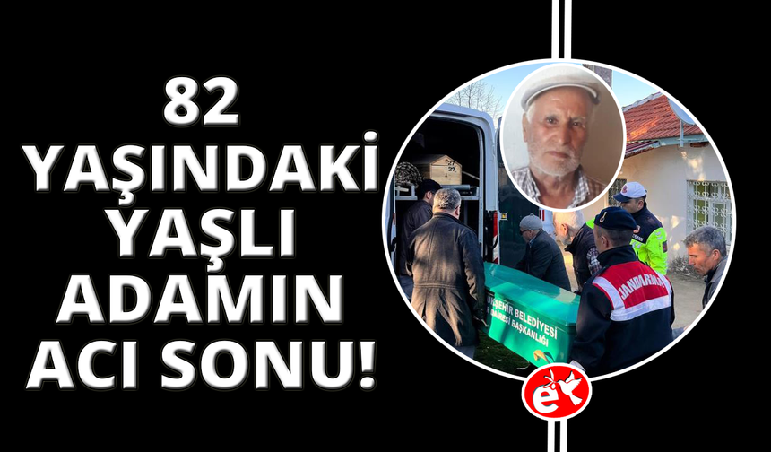 Manisa'da yaşlı adamın acı sonu