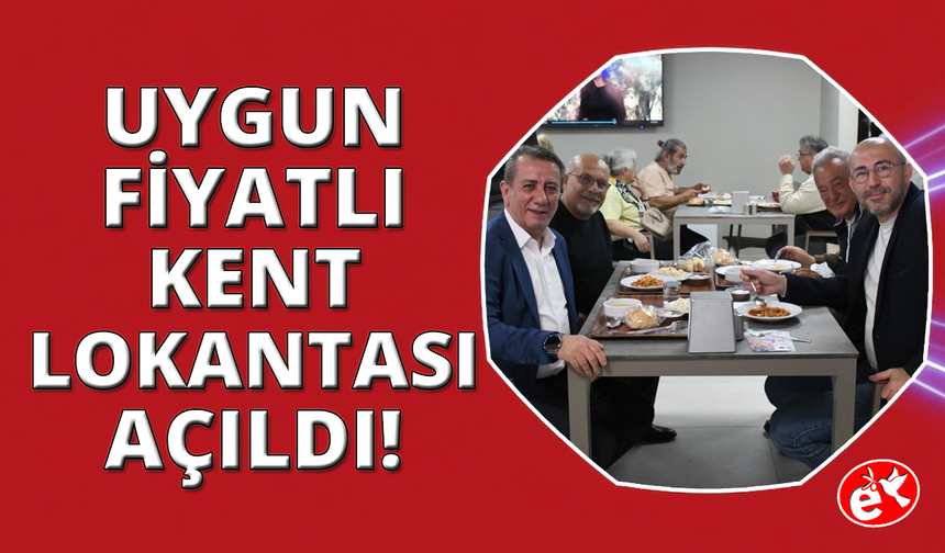 Kuşadası’nda Kent Lokantası hizmete açıldı