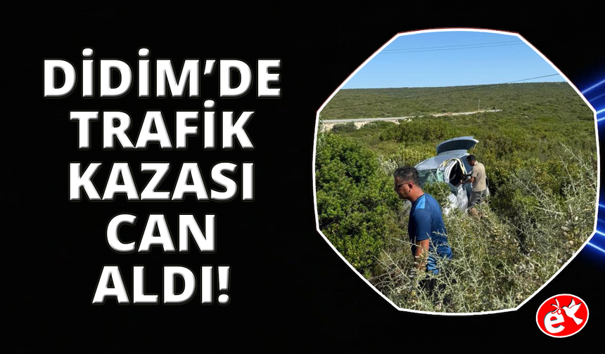 Didim’de trafik kazası: 1 ölü