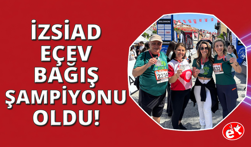 İZSİAD Üyeleri EÇEV'in bağış şampiyonu oldu