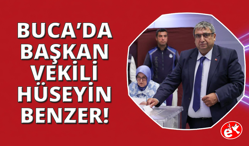 Buca Belediyesi'nde Başkanvekili CHP'li Hüseyin Benzer oldu