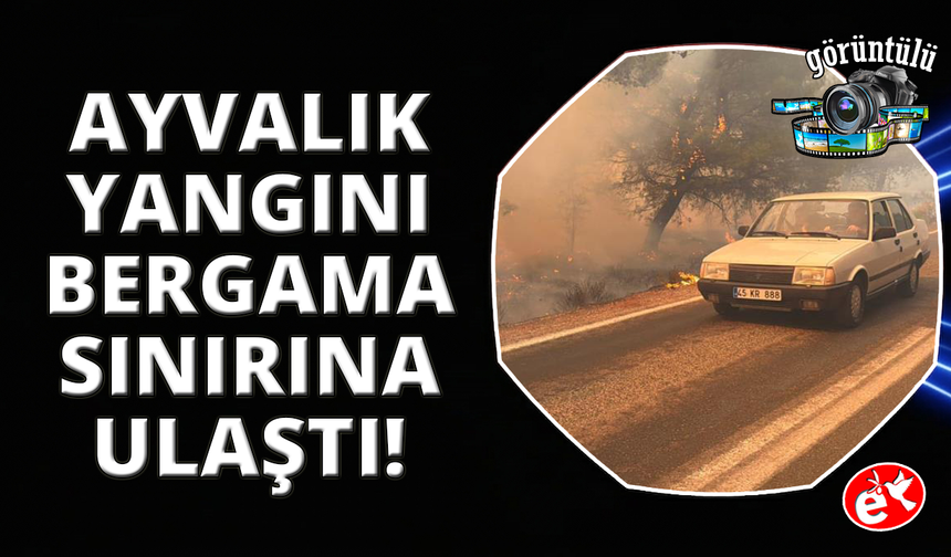 Balıkesir'deki yangın Bergama sınırına ulaştı