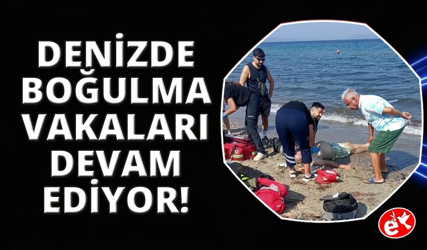 Kuşadası'nda bir kişi boğularak hayatını kaybetti