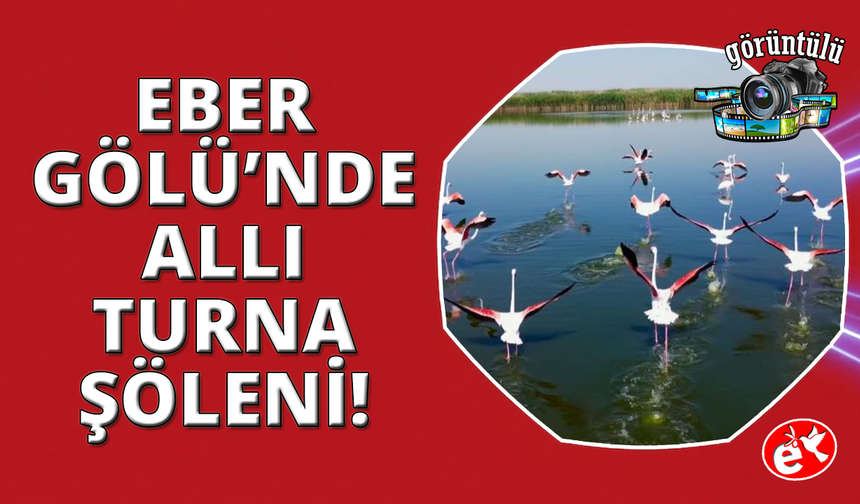 Eber Gölü'nde 'Allı Turna' şöleni