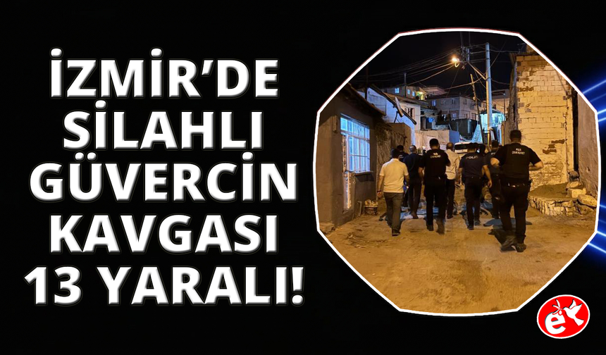 İzmir'de 'güvercin' kavgası: 3'ü çocuk, 13 yaralı
