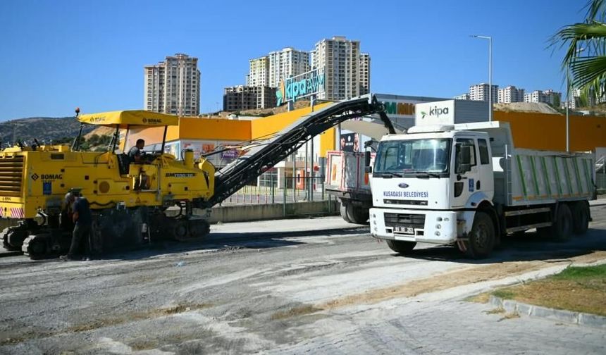 Değirmendere’de yollar yenileniyor