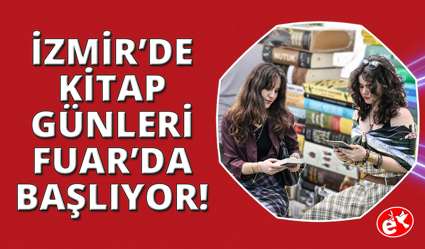 İzmir'de kitap günleri 19 Eylül'de başlıyor