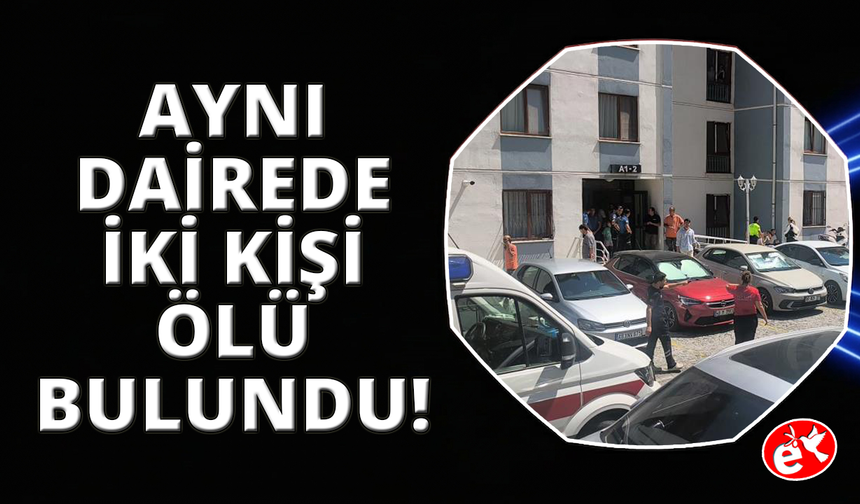 Muğla Menteşe'de 2 kişi aynı dairede ölü bulundu