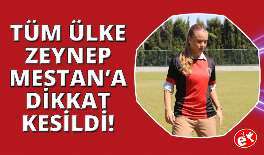 22 yaşındaki Zeynep Mestan, Turgutluspor'un teknik direktörü oldu