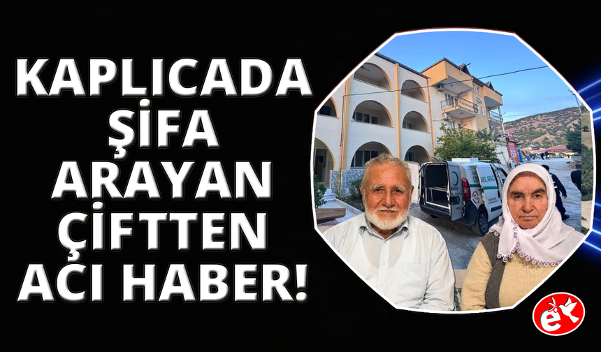 Yaşlı çift şifa bulmak için girdikleri pansiyon odasında 2 gün sonra ölü bulundu