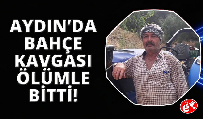 Aydın'da bahçe kavgası kanlı bitti