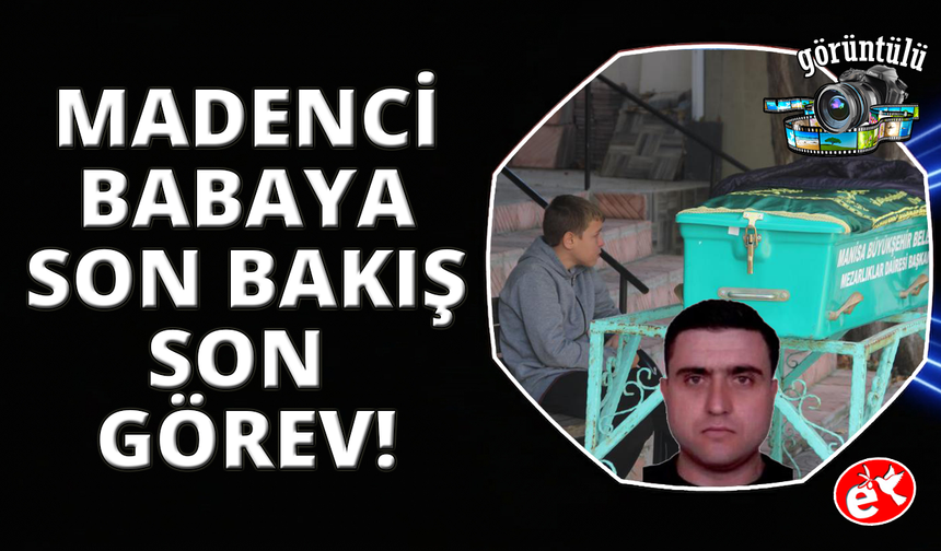 Soma'da küçük Yaşar babasının tabutunun başından ayrılmadı