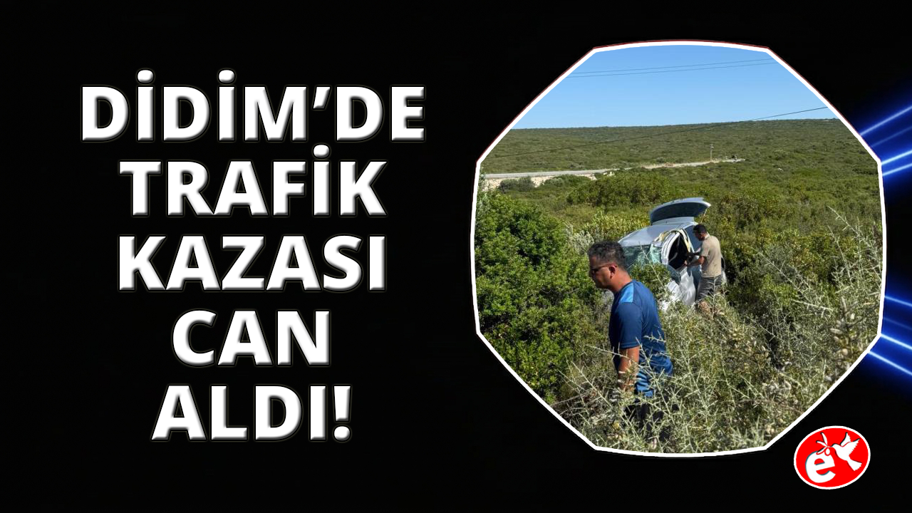 Didim’de trafik kazası: 1 ölü