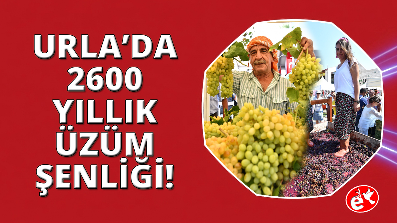 Urla’da 2600 yıllık bağbozumu coşkusu