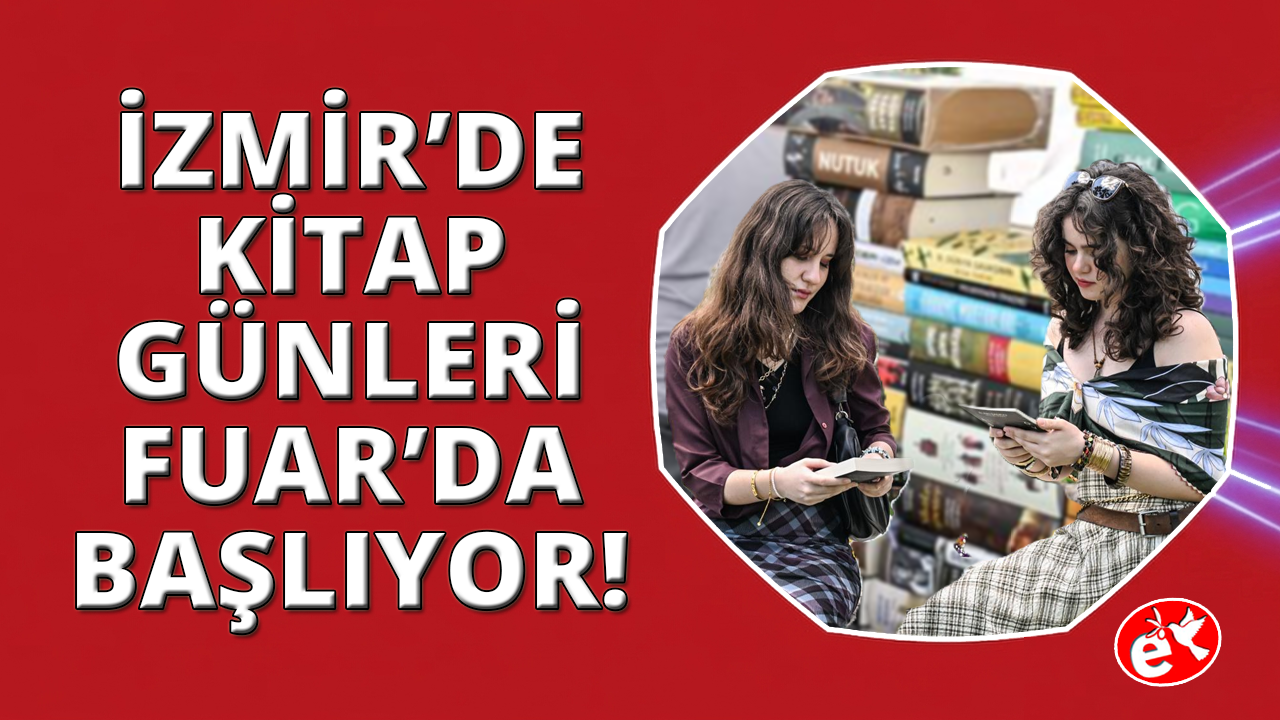İzmir'de kitap günleri 19 Eylül'de başlıyor