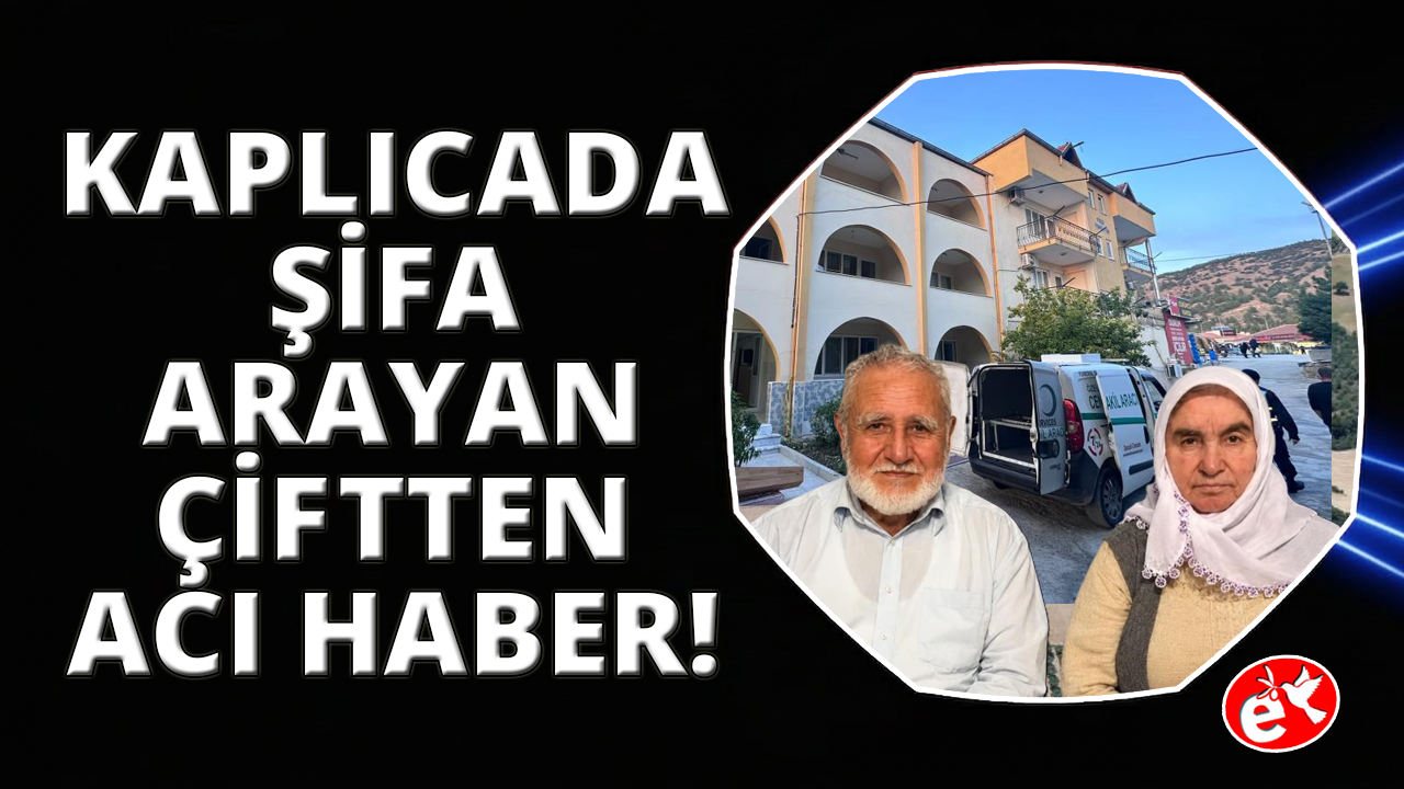 Yaşlı çift şifa bulmak için girdikleri pansiyon odasında 2 gün sonra ölü bulundu